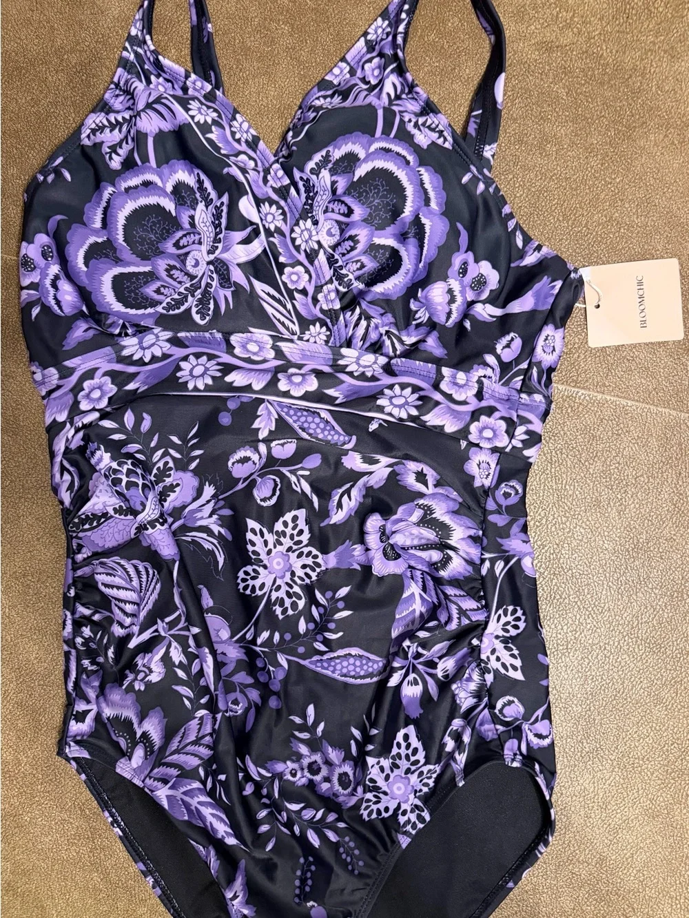 10, BLOOMCHIC swimsuit & skirt coverup, NWT, $45